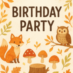 Birthday Party deposit